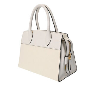 Prada Saffiano Handbag Calfskin White